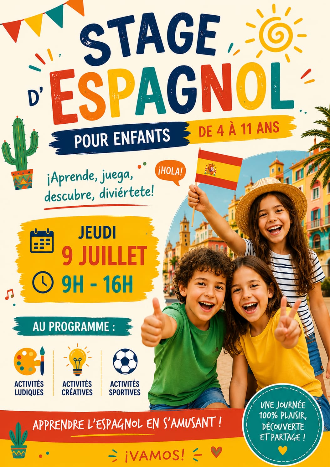 Stage d'espagnol pour enfants à Pézenas – École Blabla Latina
